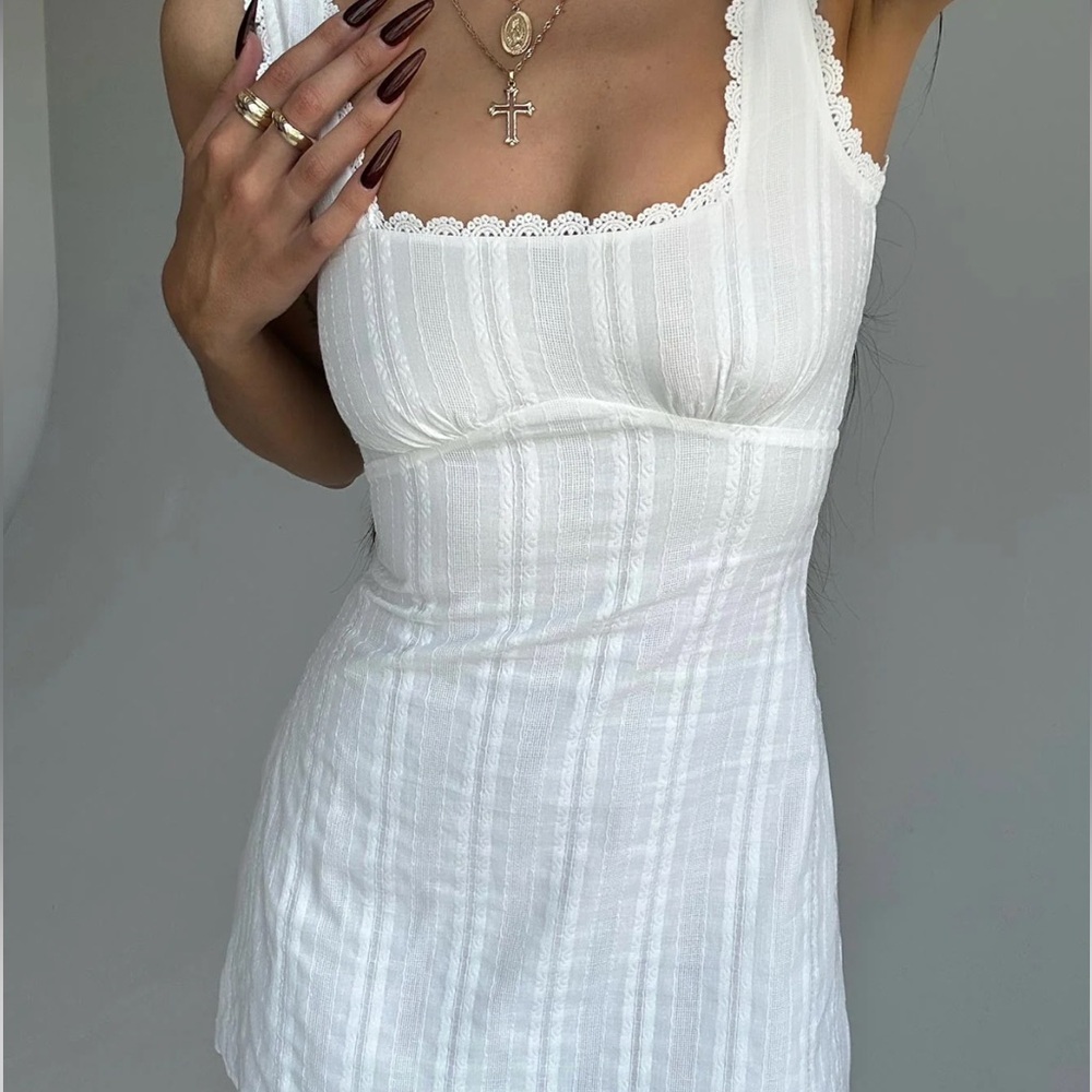 Princess Polly Dasha Mini Dress White